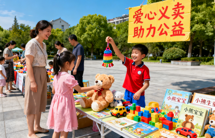 公益市集聚爱心 邻里互助暖人心